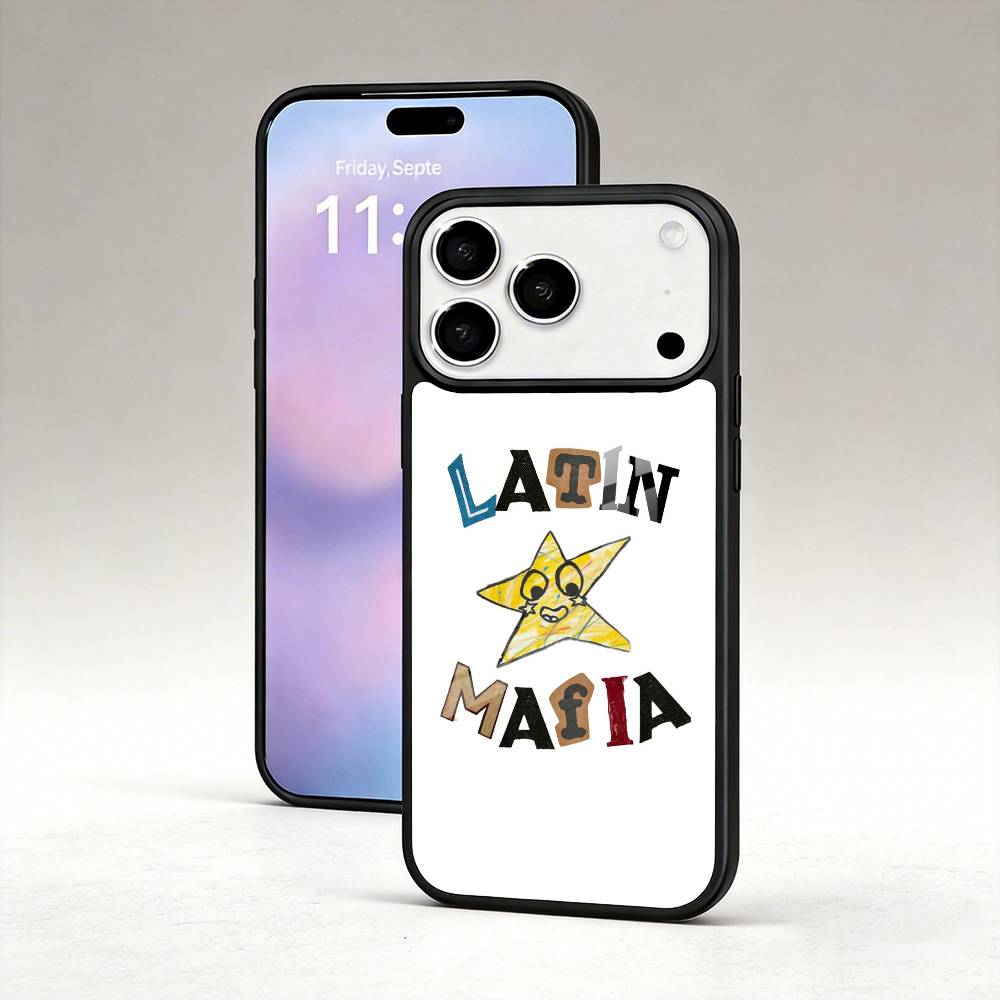 L-Латинский M-Мафия Чехол для телефона Магнитный Для iPhone17 16 15 14 13 12 Pro Max Для Magsafe Беспроводная зарядка Чехол