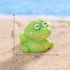 4Pcs/set Cartoon Alligator Animal Miniatures Resin Ornaments Diy Fairy Garden Decoration Micro Landscape