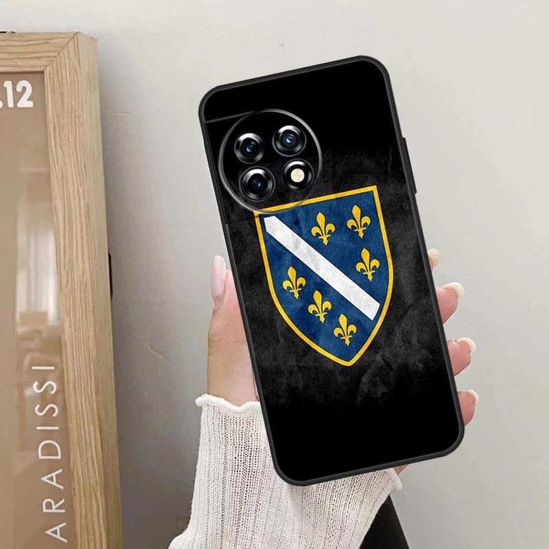 Чехол с флагом Боснии для OnePlus 11 12 9 10 Pro 9R 10R 10T 12R OnePlus Nord N30 N20 N10 CE 4 2 3 Lite