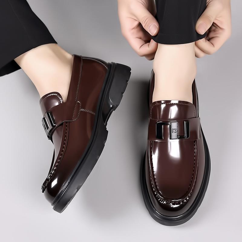 Leather Shoes For Man Genuine Leather Casual Shoes Fashion Business Oxford Shoes High Quality Designer Work Shoes