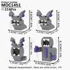Серия хоррор-игр Пианозавр Ярнаби Кот Бэкрумс MOC Креативный Банбан Монстр Строительный Блок Модель DIY Кубики Детские Подарки Игрушки