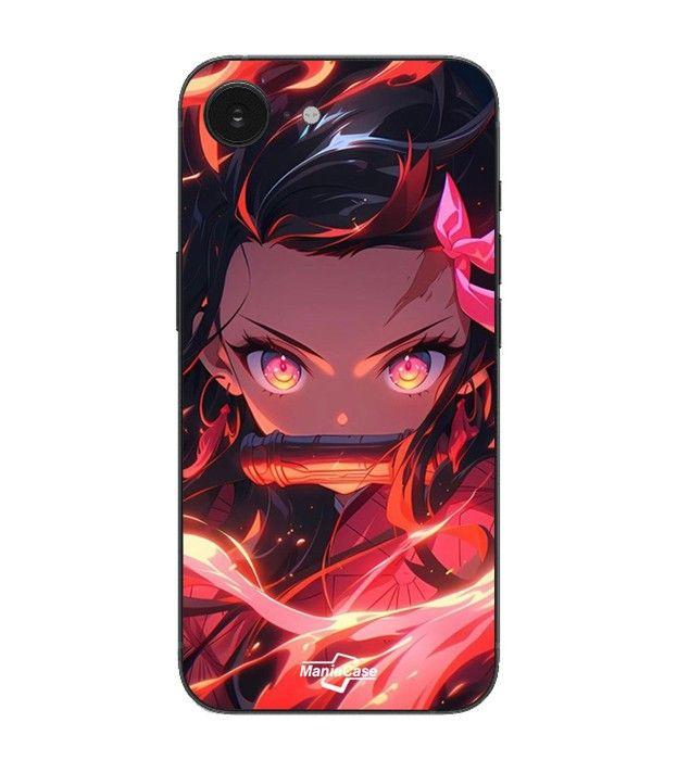 Coque Maniacase Pour Iphone 16E Demon Slayer Nezuko Kamado Manga anime copie