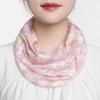 Summer Ice Silk Scarf Mask Neck Protector Fake Collar Printing Riding Protection Anti-ultraviolet Breathable Sunscreen