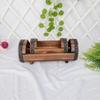 Деревянная бочка-кашпо в деревенском стиле, прочные цветочные контейнеры, половина бочки, для сада и улицы