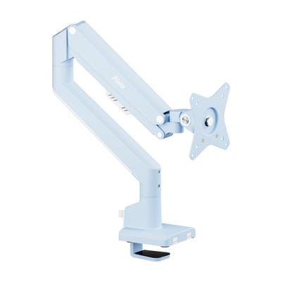 PS1S Wave Пастельно-голубой Кронштейн для монитора Одинарный Милый Регулируемый 32" 24" 27"