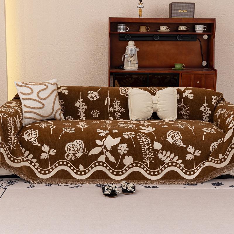 Ретро легкая роскошь диванное полотенце популярное простое новое диванная подушка диванный плед цельный полный чехол для дивана