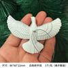 New Year Christmas Ornament White Peace Dove with Rope Friendship -Home Alone Decorate Christmas Trees Best Gift Someone Special