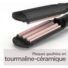 Гофре для волос - BABYLISS 2165CE - Широкие пластины 35 мм - 10 температур - Термостойкие наконечники
