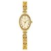GEDI Watches for Woman Vintage Light Luxury Oval Dial Quartz Bracelet Watch Niche Elegant Temperament Gold Ladies Watches Gifts