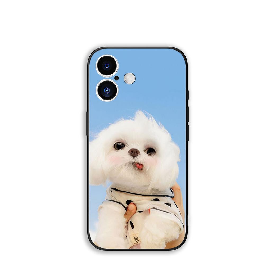 Phone Cover Bichon Frise Dog Cute Pet Casing for OPPO A54 A40 A60 A80 A18 A16 A17 A38 A78 A79 A57 A55 A96 A15 A12 Case
