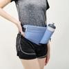Hydration Waist Bag Waterproof Waist Pack with Water Bottle Holder Reflective Strips Adjustable Belt Fanny Pack for Running Hiking Cycling