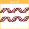 Праздничная шотландская клетчатая рождественская лента 2 м ткань для стильного праздничного декора