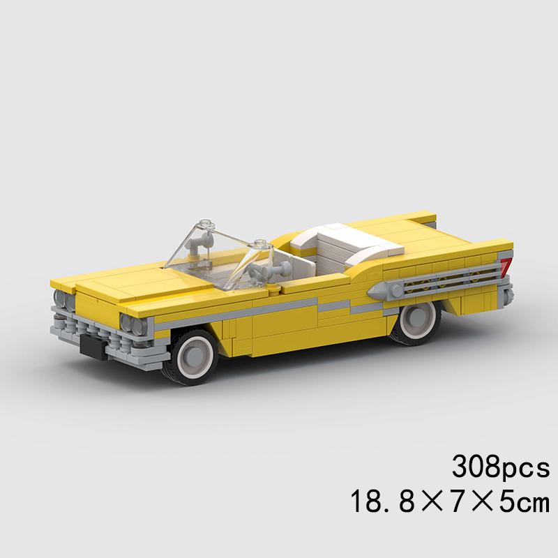 MOC Car Super Race City Speed ​​Sport Pickup Vehicle Model Building Blocks Rally Supercar Racing Bricks Christmas Gift Technical