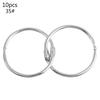 Metal Loose Leaf Book Binder Hoop Ring Multifunctional Keychain Circle DIY Album
