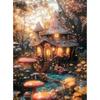 Diamond Embroidery Fantasy House Round Diamond Paintings Kit With Rhinestones Landscape Mosaic Sale Diy Gift