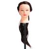 Hair Mannequin Head Hairdressing Styling Training Braiding Practice Doll Head with Clamp Stand