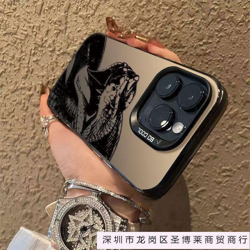 Новый персонализированный чехол из питона подходит для мобильного телефона iPhone 16, чехол для Apple 15promax/14, креативный 13pro12, Европа и Америка