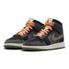 Новые Jordan 1 Mid SE Craft Антрацит Светло-оливковый GS FD5847-003