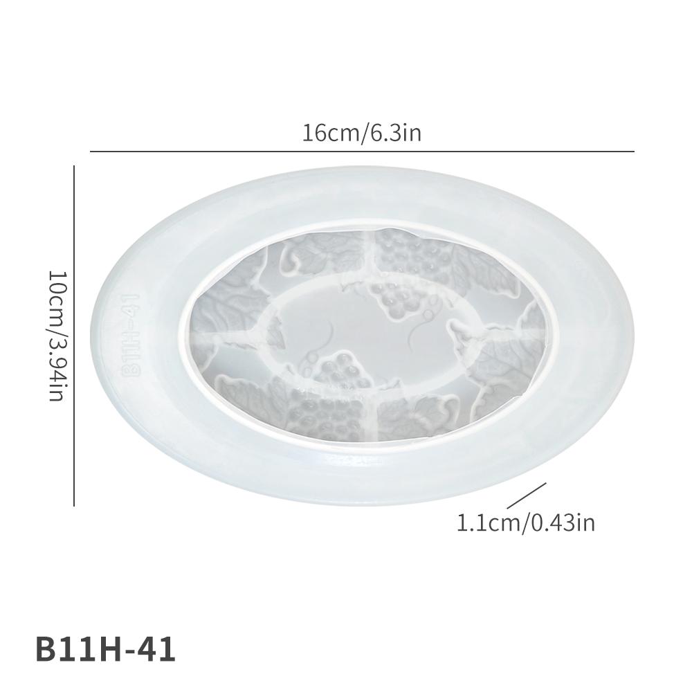 DM1363 Strawberry Grape Embossed Relief Silicone Tray Epoxy Resin Molds DIY Concrete Cement Jewelry Candle Holder Plate Mold