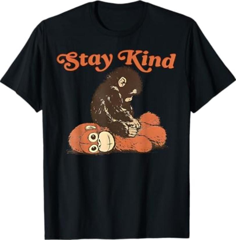 Stay Kind Punch Baby Monkey T-Shirt