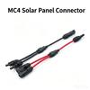 10AWG Solar Panel Y-Branch Connector Cable 1 In 2 Out PV Splitter Extension Wire Waterproof Photovoltaic Adapter Cord