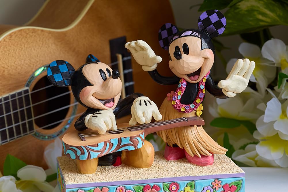 Enesco Disney Traditions Mickey & Minnie Hawaii 6016330