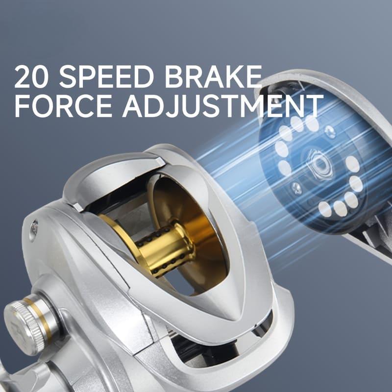 Металлическая безынерционная катушка Левая и правая рука Высокое передаточное число Идеально подходит для праздничной рыбалки в пресной и соленой воде Отличный подарок Также рыболовные снасти