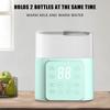 Портативный подогреватель бутылочек для кормления, многофункциональный, быстрый подогреватель детского питания, автоматическое отключение, постоянный подогрев грудного молока или молочной смеси в течение 12 часов