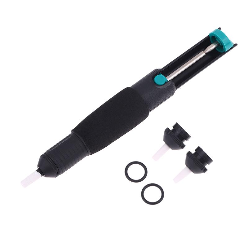 Dp-366D Dual-Ring Non-Slip Handle Solder Sucker Powerful Solder Pump Soldering Sucker Pen Hand Welding Tools