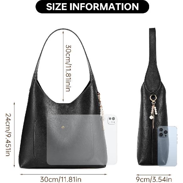 GEMIU Hobo Bag Slouchy Shoulder Bag leather hobo bags for women women's hobo bags Faux Suede Travel Tote Bags for Women