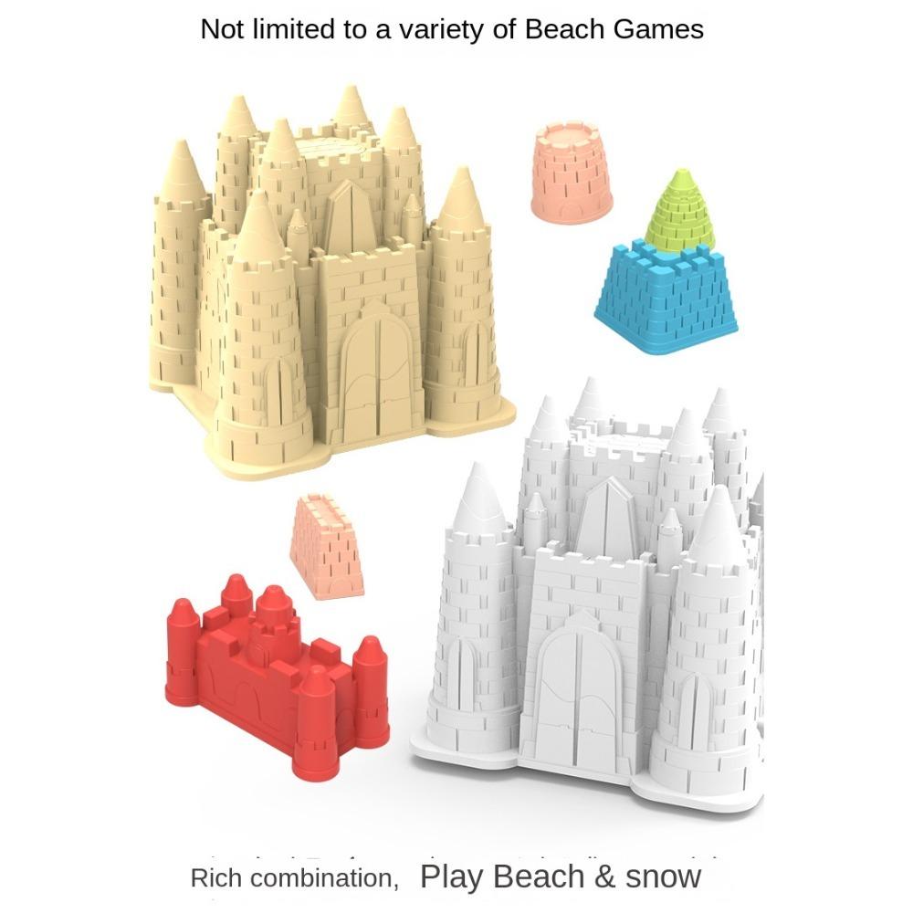 Beach Accessories Beach Sand Toys Set Summer Toys Castle Bucket Play Sand Set  Outdoor Games