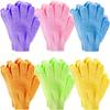 Перчатки для душа Exfoliating Shower Gloves16pcs-двусторонние перчатки для пилинга, для спа, массажа и скрабов для тела, аксессуары для ванны и скрабов для тела