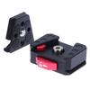 Quick Release Mount Plate Board Anti-Shake Clamp V Port For Tripod Dslr Cage