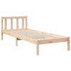 VidaXL Cadre de lit extra long sans matelas 90x210 cm bois massif pin, lit, meuble de chambre à coucher, lit en bois, lit 852430