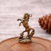 Chinese Style Horse Miniature Solid Brass Simulation Animal Ornament  Animal Toy