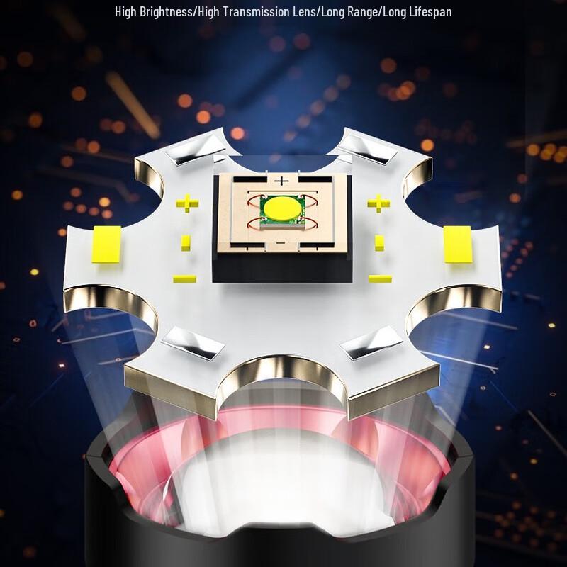 Xuan Yong QB-1206 Белый Лазерный Перезаряжаемый Фонарик