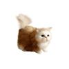 Cute Simulation Cat Plush Toys Soft Stuffed Kitten Model Fake Cat Realist Animals for Kids Girls Birthday Valentine's Day Gift