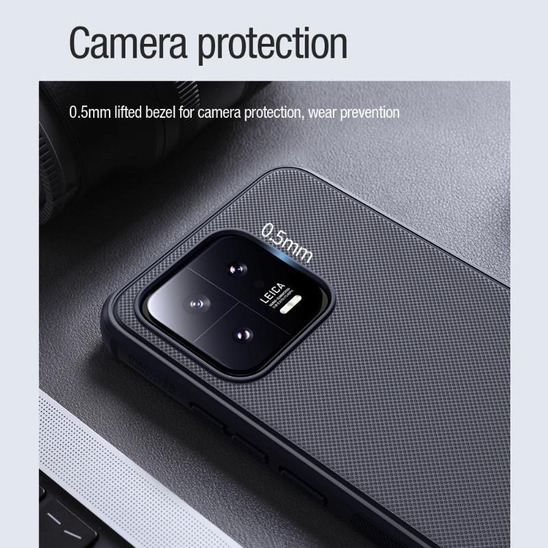 NILLKIN Магнитный чехол Super Frosted Shield Pro для Xiaomi Mi 13, ультратонкий матовый чехол из ТПУ + ПК, противоударная задняя крышка с защитой от отпечатков пальцев