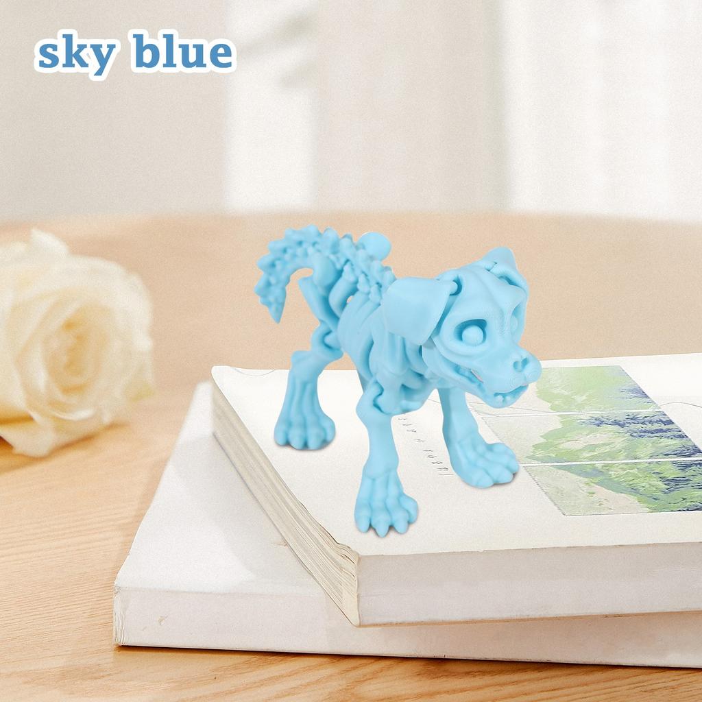 3D-печать Скелет Собака Активность Сустав Животное Модель Самодельная Игрушка Украшения Творческие Украшения Ремесла