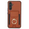For Samsung Galaxy A54 5G Case Anit-Fall Kickstand Leather + TPU Phone Cover
