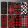 Clan Stewart Dress Tartan Plaid Phone Case For Iphone 11 12 Mini 13 14 Pro Xs Max X 8 7 6s Plus 5 Se Xr Shell
