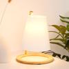 Lampe "Pita" bambou blanc H26cm - Atmosphera createur d'interieur