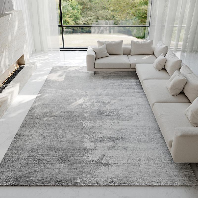 Скандинавский Черно-Белый Геометрический Ковер Нескользящий Ковер Высокой Плотности для Современной Гостиной Спальни Офисного Декора