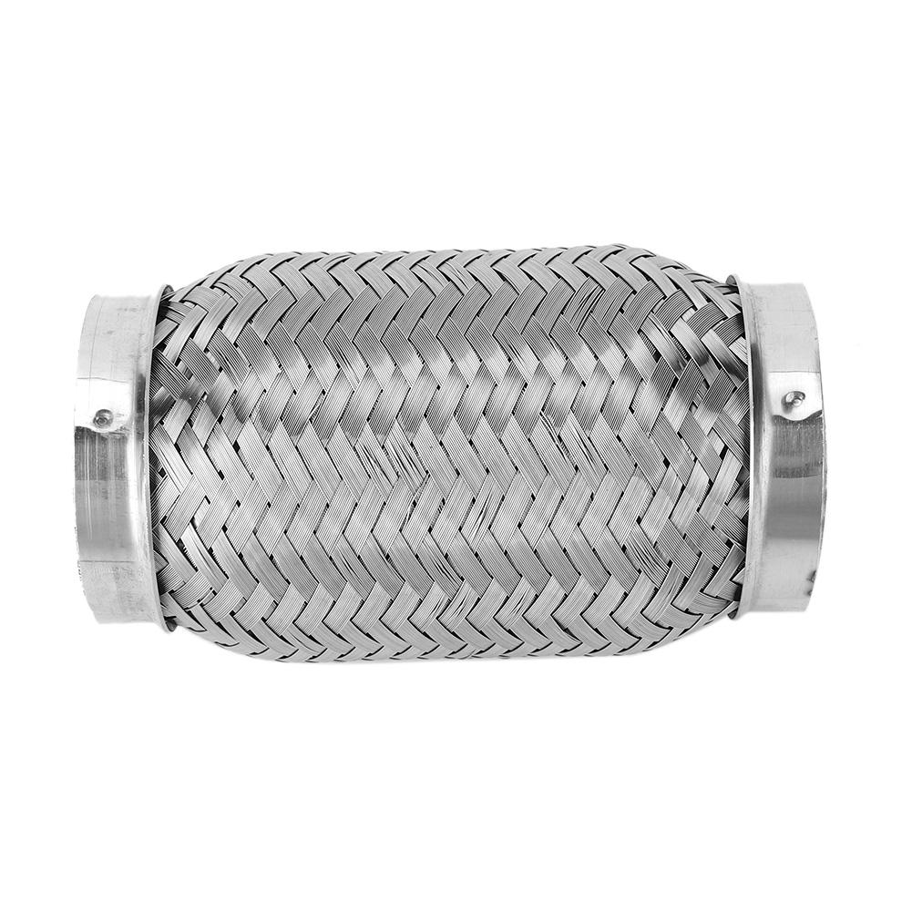 Гибкий выхлопной патрубок из нержавеющей стали, внутренняя гофрированная труба 2,5 дюйма x 6 дюймов