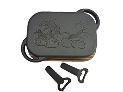 Деревянная подставка для формы для запекания Nambu Tekki и 2 шт. (с ручками)