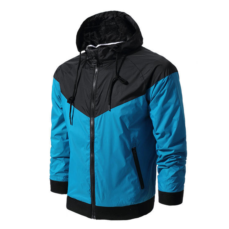 Весенне-осенняя куртка мужская тонкая куртка с длинным рукавом спортивное пальто для отдыха на молнии тонкая ветровка