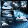 Игровая мышь ATTACK SHARK V8, Чип Nordic54L15, Частота опроса 8K, PAW3950MAX 42000DPI, 59г, Задержка 0.163мс, Приемник 8K,