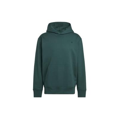 adidas Оригинальный трилистник с вышивкой логотипа, однотонная толстовка с капюшоном, пуловер с длинными рукавами, мужские топы, темно-зеленый HK0304
