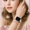 Силиконовый ремешок с рельефной пряжкой-бабочкой для Apple Watch Series 10/9/8/7/Ultra 2/SE 2