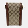 [Pre-Owned] Horsebit 1955 Logo Canvas And Leather Phone Bag - Very Good #177E00O